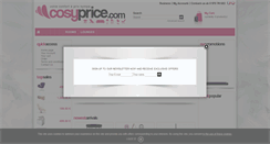 Desktop Screenshot of cosyprice.com